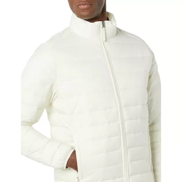 Amazon Essentials Mens Packable Lightweight WaterResistant Puffer Jacket Available in Big amp TallLight Beige