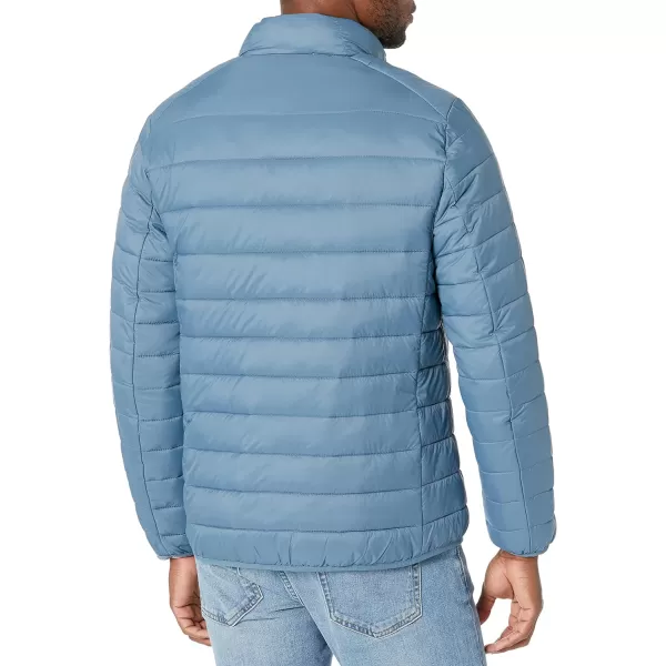 Amazon Essentials Mens Packable Lightweight WaterResistant Puffer Jacket Available in Big amp TallLight Blue