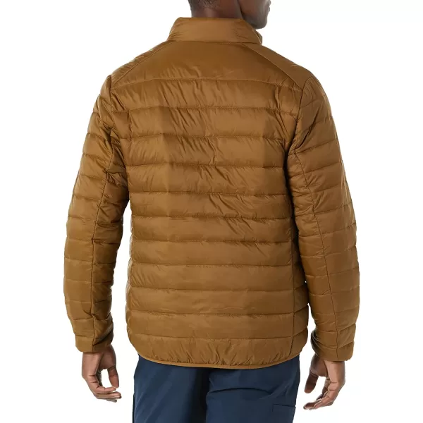 Amazon Essentials Mens Packable Lightweight WaterResistant Puffer Jacket Available in Big amp TallLight Brown