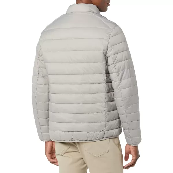 Amazon Essentials Mens Packable Lightweight WaterResistant Puffer Jacket Available in Big amp TallLight Grey