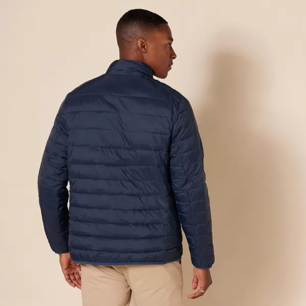 Amazon Essentials Mens Packable Lightweight WaterResistant Puffer Jacket Available in Big amp TallNavy