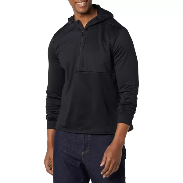 Amazon Essentials Mens Performance Ski Midlayer FullZip HoodieBlack