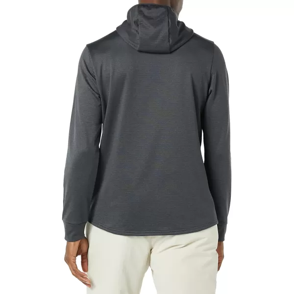 Amazon Essentials Mens Performance Ski Midlayer FullZip HoodieDark Grey