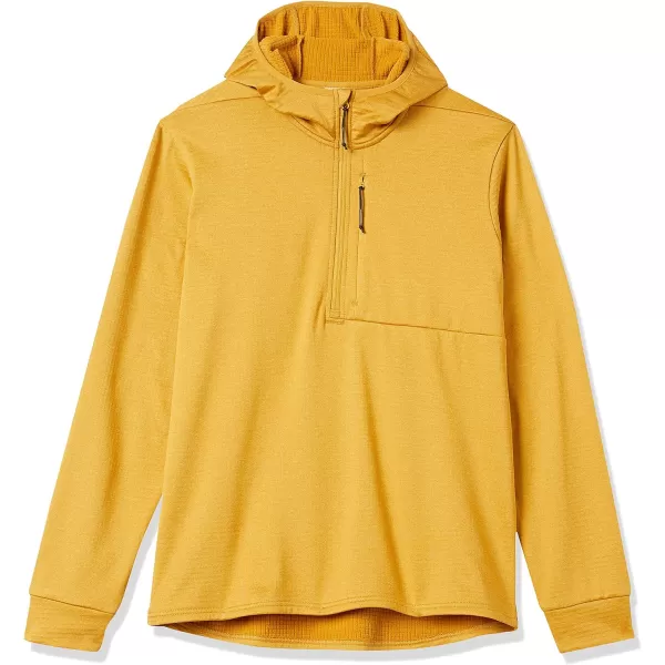 Amazon Essentials Mens Performance Ski Midlayer FullZip HoodieGold