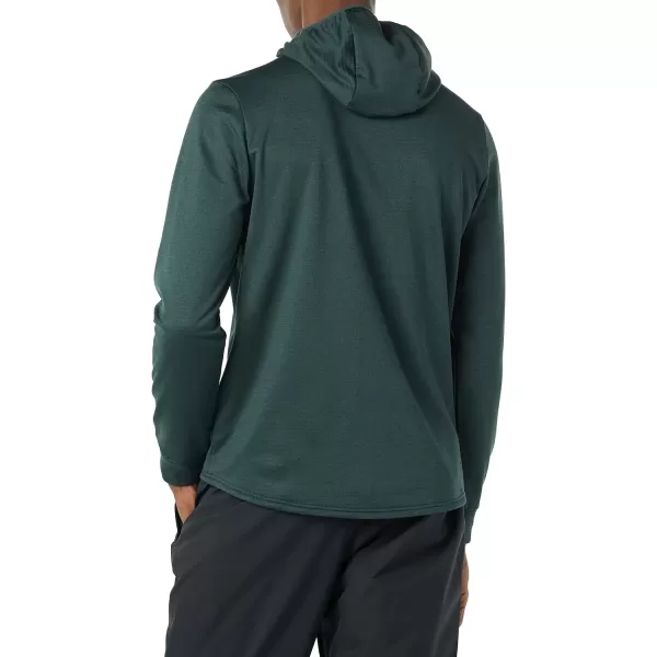 Amazon Essentials Mens Performance Ski Midlayer FullZip HoodieGreen