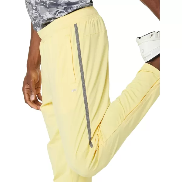 Amazon Essentials Mens Performance Stretch Knit Training PantPineapple Yellow