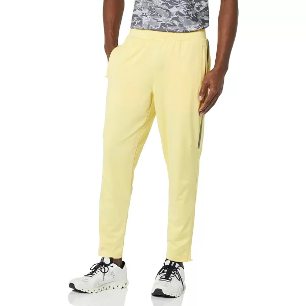 Amazon Essentials Mens Performance Stretch Knit Training PantPineapple Yellow