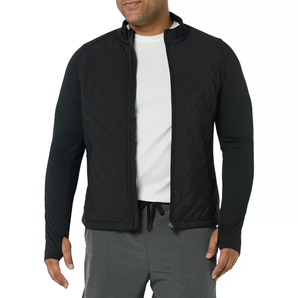 Amazon Essentials Mens Performance Stretch Quilted Active JacketBlack