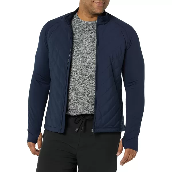 Amazon Essentials Mens Performance Stretch Quilted Active JacketNavy