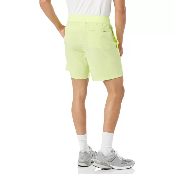 Amazon Essentials Mens Performance Stretch Woven 7 Training ShortLime Green