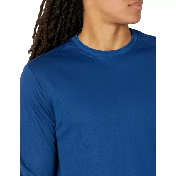 Amazon Essentials Mens Performance Tech LongSleeve TShirtNavy