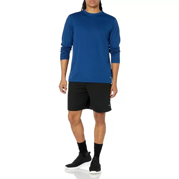 Amazon Essentials Mens Performance Tech LongSleeve TShirtNavy