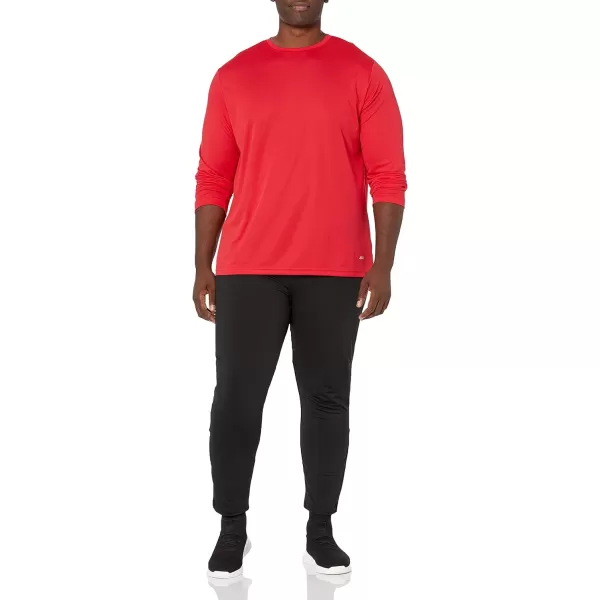 Amazon Essentials Mens Performance Tech LongSleeve TShirtRed