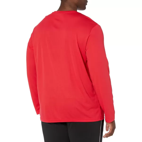 Amazon Essentials Mens Performance Tech LongSleeve TShirtRed