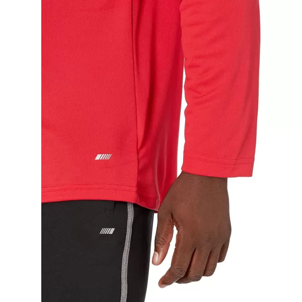 Amazon Essentials Mens Performance Tech LongSleeve TShirtRed