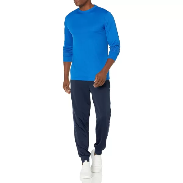 Amazon Essentials Mens Performance Tech LongSleeve TShirtRoyal Blue