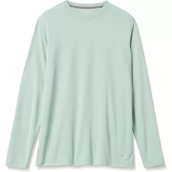 Amazon Essentials Mens Performance Tech LongSleeve TShirtSage Green