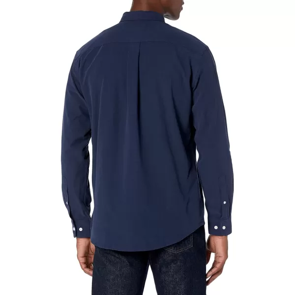 Amazon Essentials Mens RegularFit LongSleeve Oxford ShirtNavy