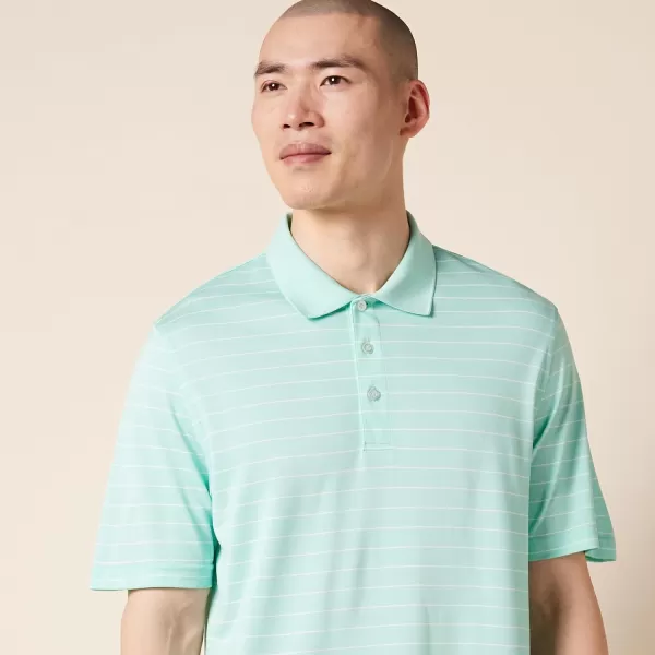 Amazon Essentials Mens RegularFit QuickDry Golf Polo Shirt Available in Big  TallAqua Green