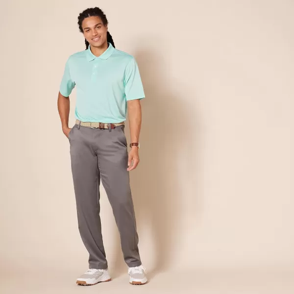 Amazon Essentials Mens RegularFit QuickDry Golf Polo Shirt Available in Big  TallPale Aqua Blue