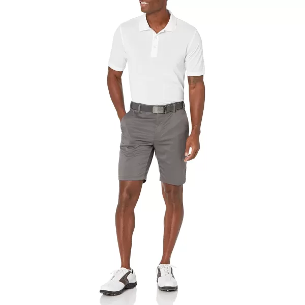 Amazon Essentials Mens RegularFit QuickDry Golf Polo Shirt Available in Big  TallWhite