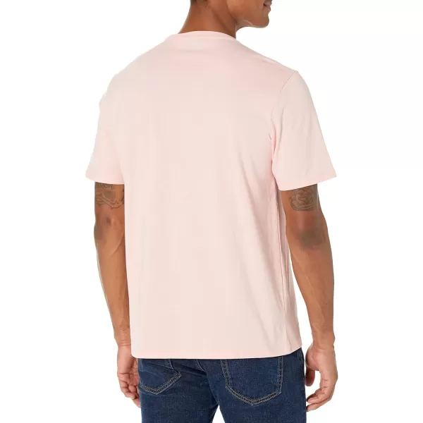 Amazon Essentials Mens RegularFit ShortSleeve Crewneck Pocket TShirt Pack of 2Light Pink