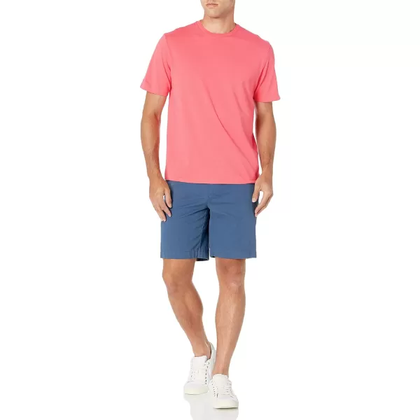 Amazon Essentials Mens RegularFit ShortSleeve Crewneck TShirt Pack of 22 Coral PinkDark Navy