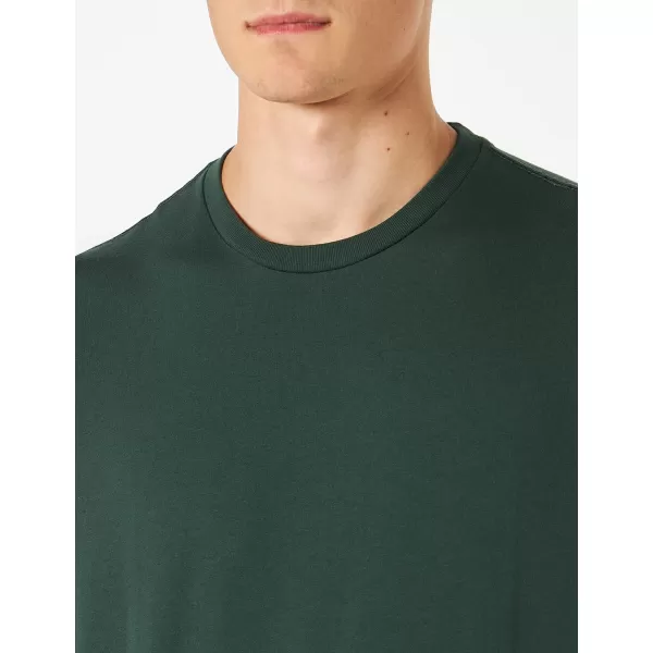 Amazon Essentials Mens RegularFit ShortSleeve Crewneck TShirt Pack of 22 Dark Green