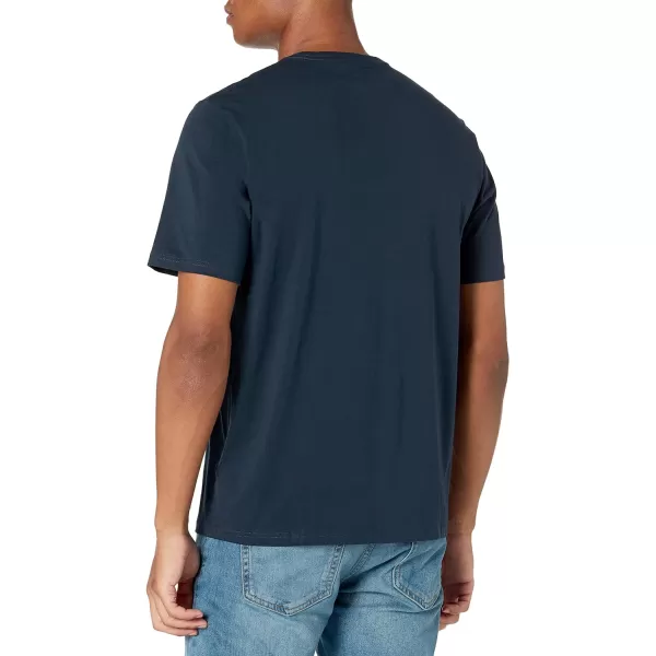 Amazon Essentials Mens RegularFit ShortSleeve Crewneck TShirt Pack of 22 Dark Navy
