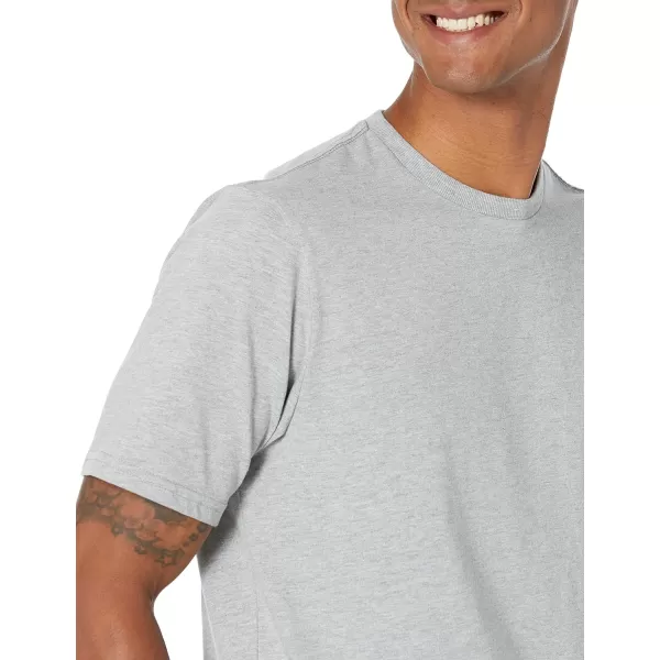 Amazon Essentials Mens RegularFit ShortSleeve Crewneck TShirt Pack of 22 Grey Heather