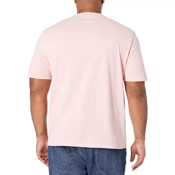 Amazon Essentials Mens RegularFit ShortSleeve Crewneck TShirt Pack of 22 Light Pink