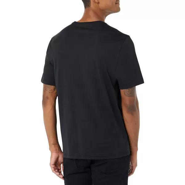 Amazon Essentials Mens RegularFit ShortSleeve Crewneck TShirt Pack of 2Black