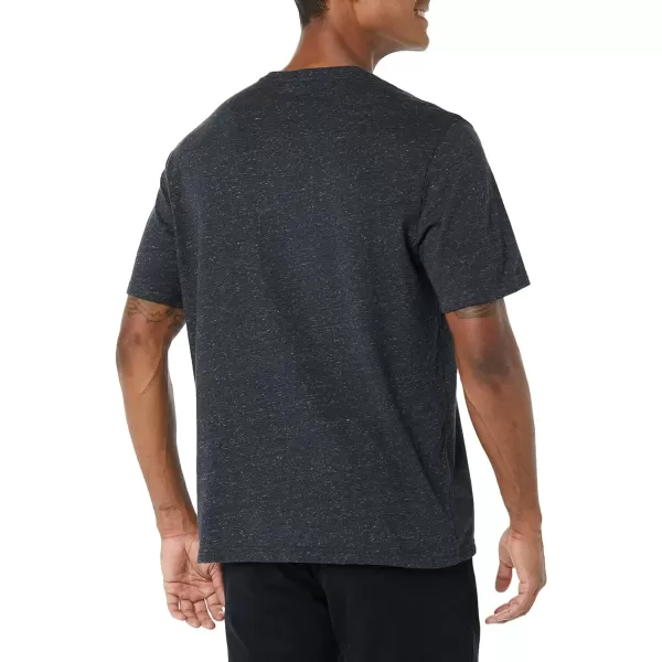 Amazon Essentials Mens RegularFit ShortSleeve VNeck TShirt Available in Big amp Tall Pack of 2BlackCharcoal Heather