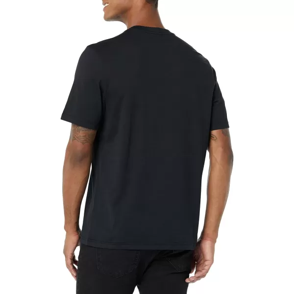 Amazon Essentials Mens RegularFit ShortSleeve VNeck TShirt Available in Big amp Tall Pack of 2BlackNavy