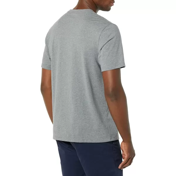 Amazon Essentials Mens RegularFit ShortSleeve VNeck TShirt Available in Big amp Tall Pack of 2Grey Heather