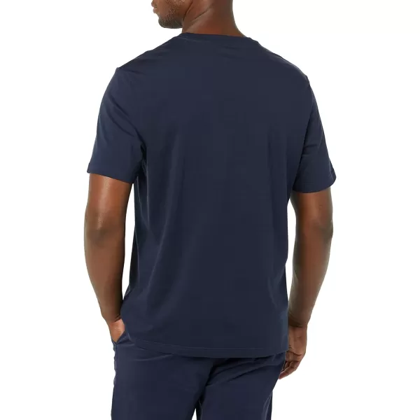 Amazon Essentials Mens RegularFit ShortSleeve VNeck TShirt Available in Big amp Tall Pack of 2NavyCharcoal Heather