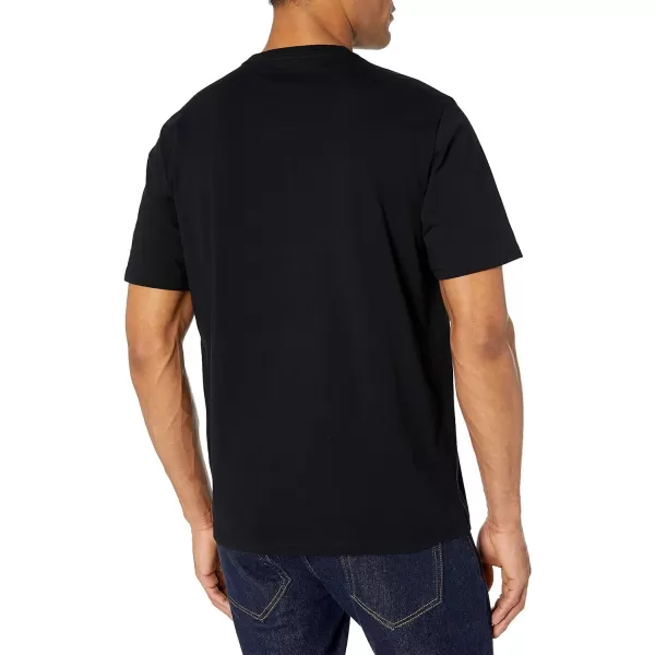 Amazon Essentials Mens RegularFit ShortSleeve VNeck TShirt Pack of 2BlackCharcoal Heather
