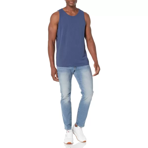 Amazon Essentials Mens RegularFit Tank TopBlue Heather