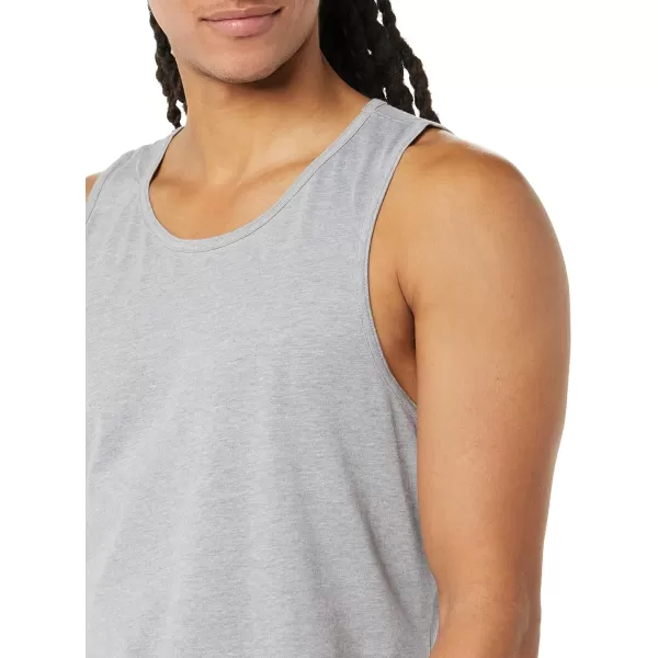 Amazon Essentials Mens RegularFit Tank TopLight Grey Heather