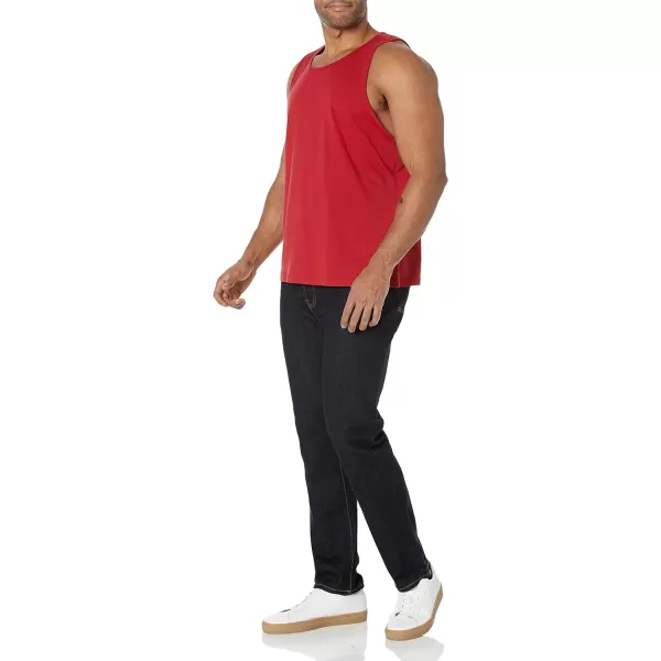 Amazon Essentials Mens RegularFit Tank TopRed