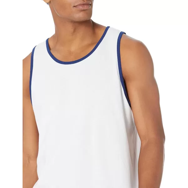 Amazon Essentials Mens RegularFit Tank TopWhite