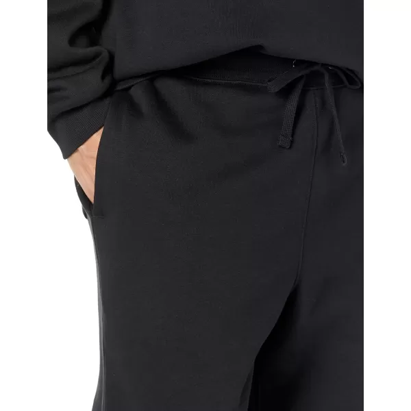 Amazon Essentials Mens RelaxedFit ClosedBottom Sweatpants Available in Big amp TallBlack