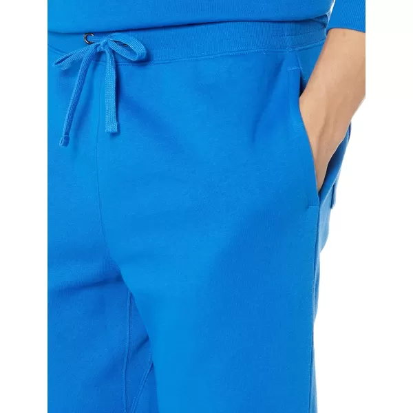 Amazon Essentials Mens RelaxedFit ClosedBottom Sweatpants Available in Big amp TallBright Blue