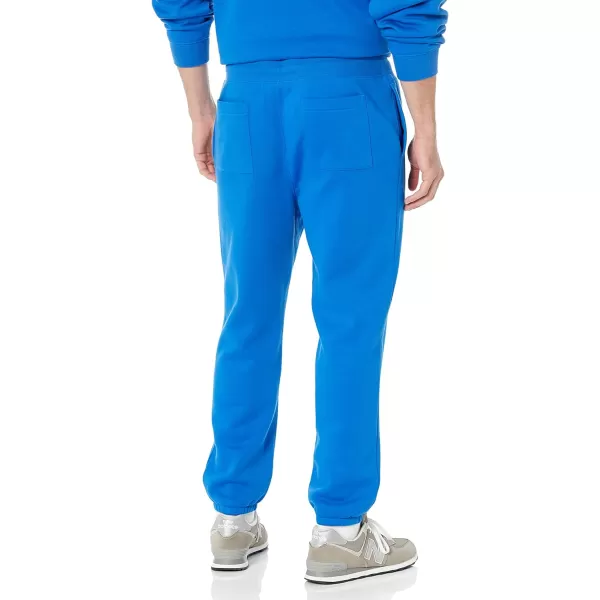 Amazon Essentials Mens RelaxedFit ClosedBottom Sweatpants Available in Big amp TallBright Blue