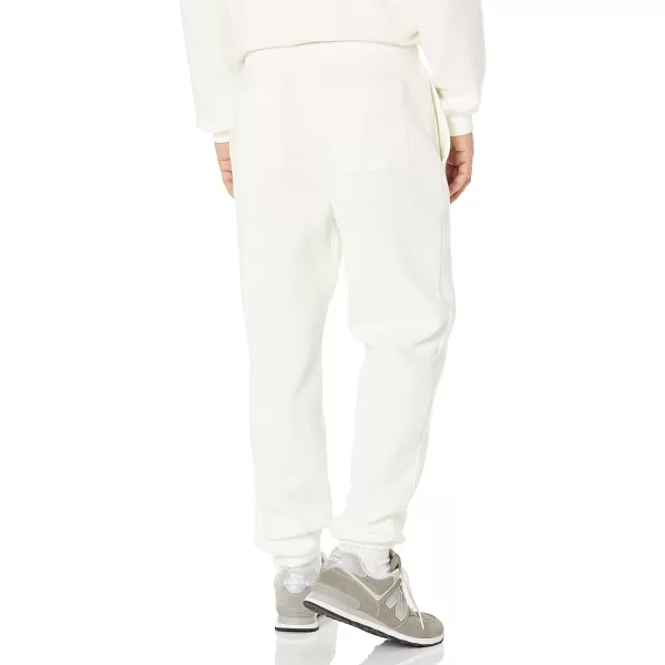 Amazon Essentials Mens RelaxedFit ClosedBottom Sweatpants Available in Big amp TallEggshell White
