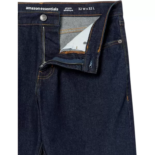 Amazon Essentials Mens RelaxedFit Stretch JeanRinsed