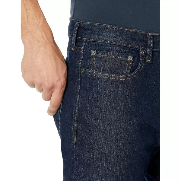 Amazon Essentials Mens RelaxedFit Stretch JeanRinsed