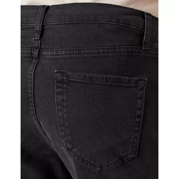 Amazon Essentials Mens RelaxedFit Stretch JeanWashed Black