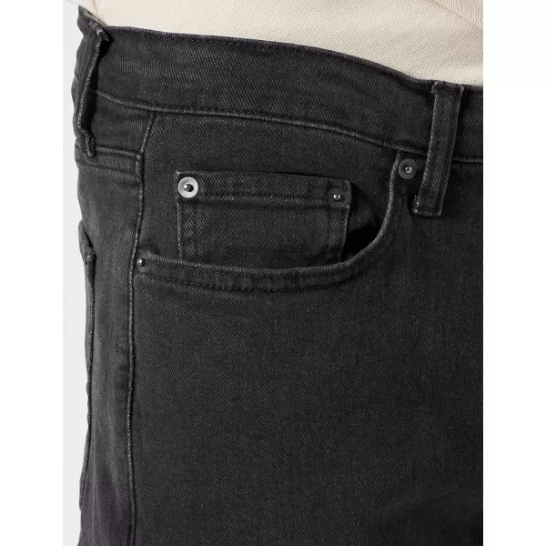 Amazon Essentials Mens RelaxedFit Stretch JeanWashed Black