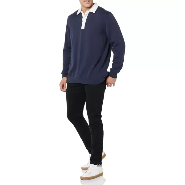 Amazon Essentials Mens Rugby SweaterDark Navy
